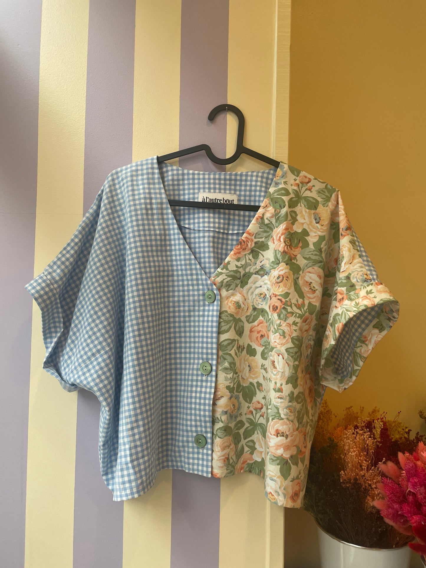Blouse - Poésie bleue