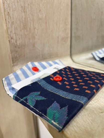 Porte carte - graphique botanique