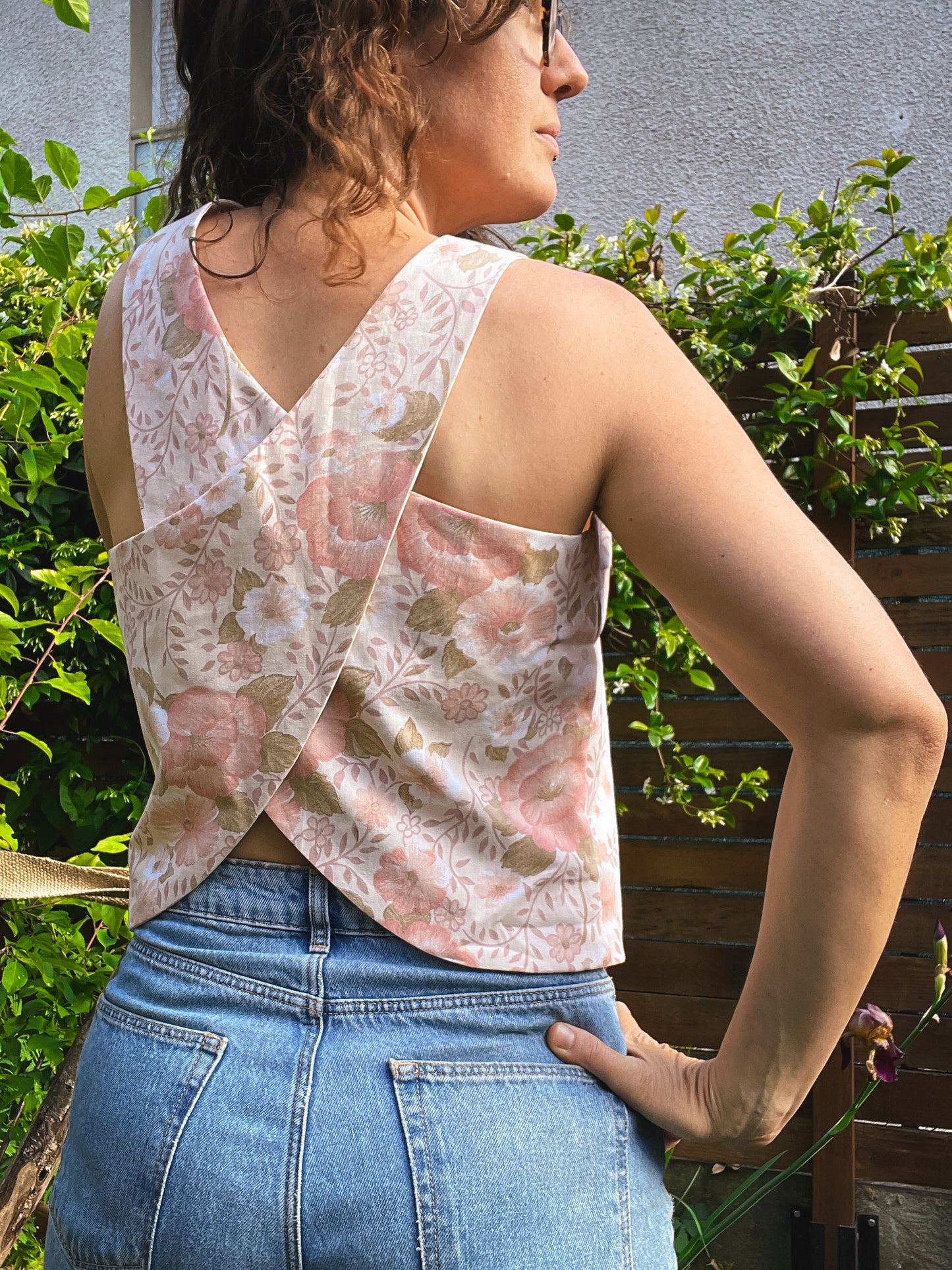 Top Douceur - Reversible, Dos croisé