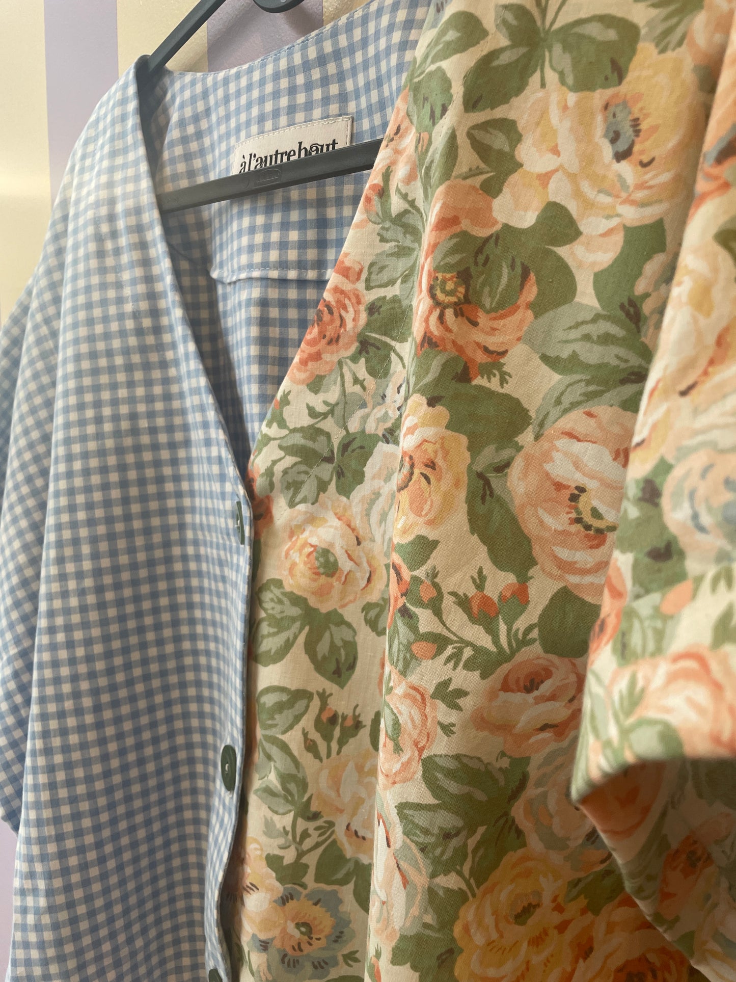 Blouse - Poésie bleue