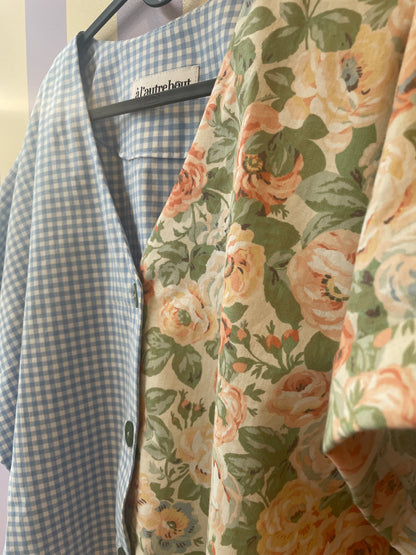 Blouse - Poésie bleue