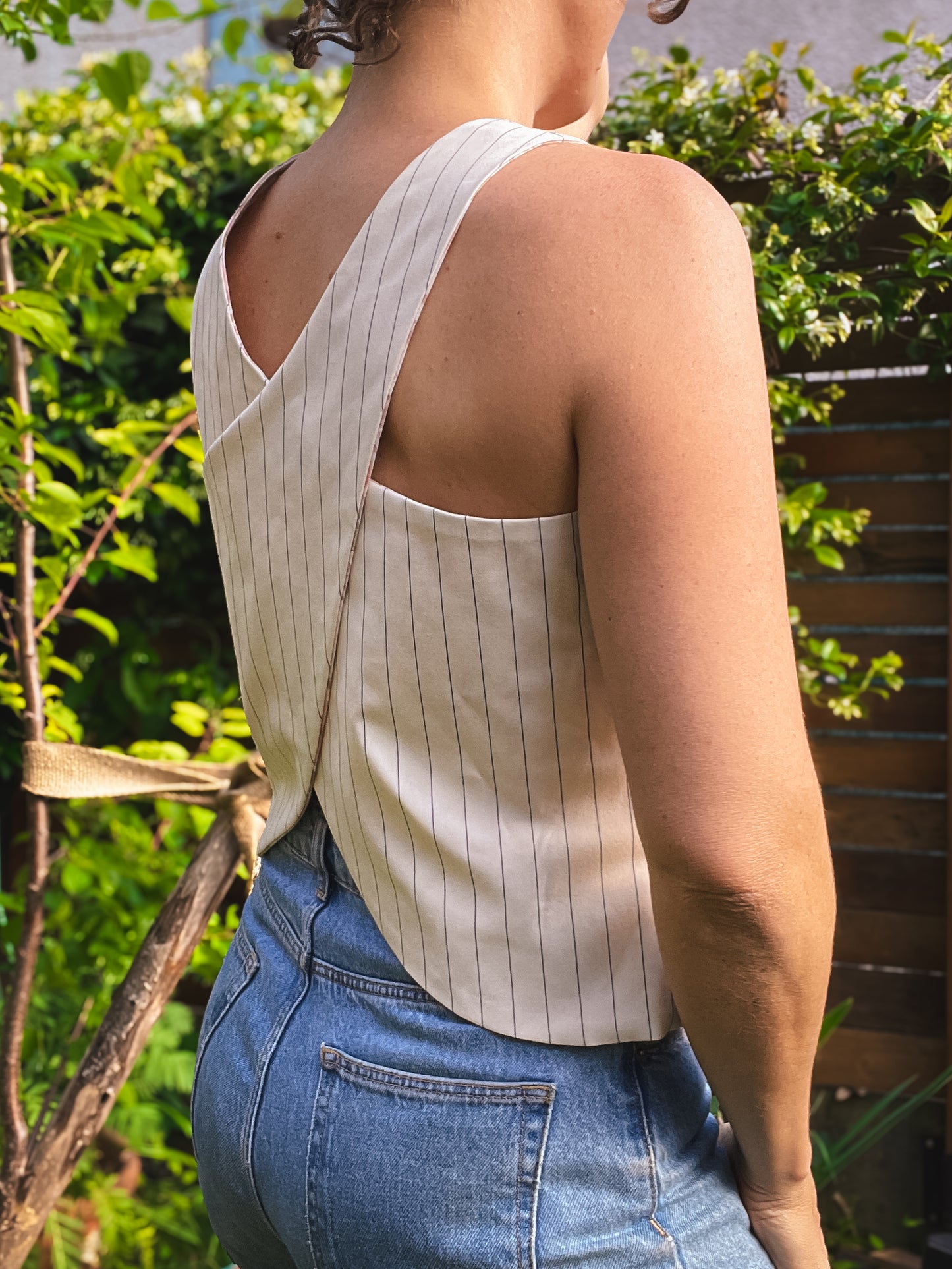 Top Douceur - Reversible, Dos croisé