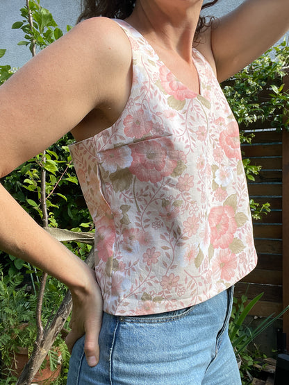 Top Douceur - Reversible, Dos croisé