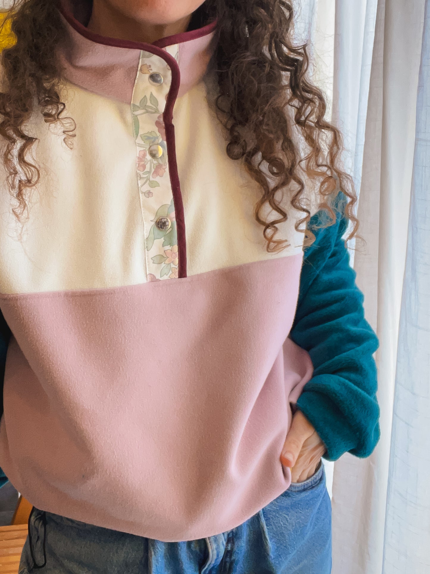 Le sweat : Matin fleuri