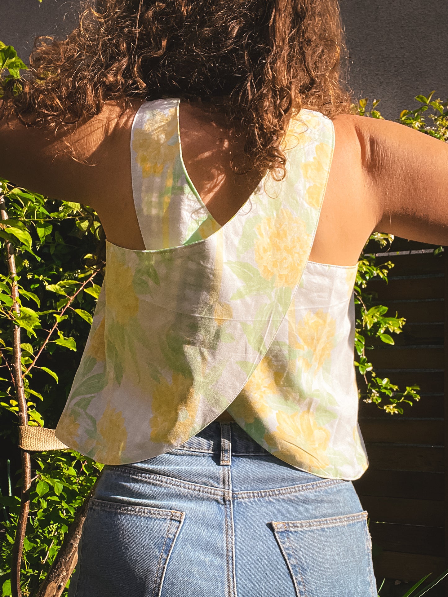 Top Nature- Reversible, Dos croisé
