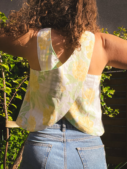 Top Nature- Reversible, Dos croisé