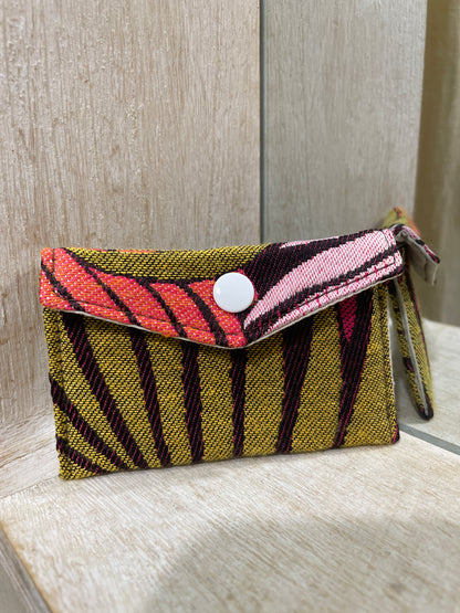 Porte carte - rayures solaires